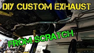 TFS DIY Custom Exhaust from Scratch [upl. by Anilegna698]