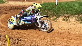 Motocross Seitenwagen DM Aufenau 2018 Lauf 1 [upl. by Jangro]