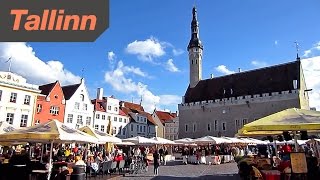 Tallinn Estonia  HD Video Tour of the City [upl. by Ayn]