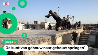 Hadi 9 doet stunts tussen het puin van de oorlog in Syrië [upl. by Krusche]