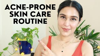 ACNEPRONE SKIN CARE ROUTINE  Chetali Chadha [upl. by Curzon703]