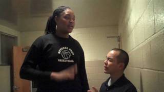 Ed Tseng Interviews Worlds Tallest Teenage Girl Marvadene Anderson [upl. by Auos]