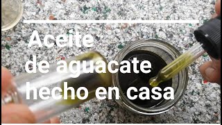 ¿Cómo hacer aceite de aguacate [upl. by Yehus727]