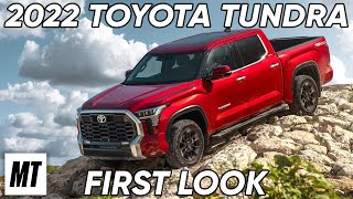 2022 Toyota Tundra First Look  MotorTrend [upl. by Merralee148]