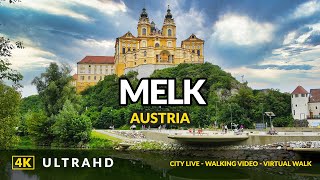 4K Walking tour in Melk Austria  Benedictine abbey [upl. by Lacim]