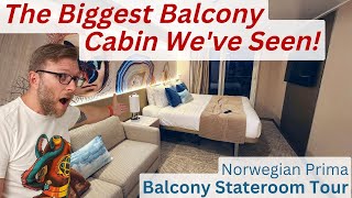 Norwegian Prima Balcony Stateroom Tour amp Review [upl. by Wetzel]