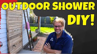 How to Build an Outdoor Shower [upl. by Ammamaria613]