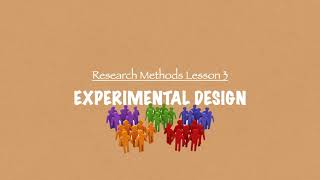 ALevel Psychology AQA Experimental Design [upl. by Nitsyrk629]