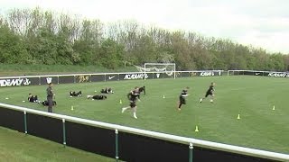 How to improve endurance and core strength  Soccer training drill  Nike Academy [upl. by Keil]