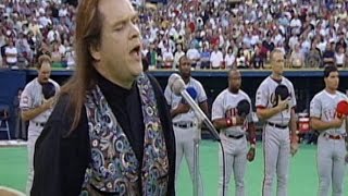 Meat Loaf performs National Anthem at 1994 AllStar Game [upl. by Ardiedal]