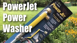 The Original POWER JET Power Washer Spray Hose Nozzle Review [upl. by Ban]