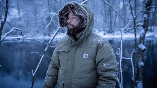 The Warmest Carhartt Jacket Ever  Yukon Extremes Insulated Parka [upl. by Anelhtac]