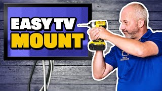 How to Mount a TV Perfectly  Wall Mount Full Tutorial [upl. by Euqirat]