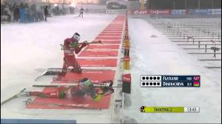 Epic shooting  Biathlon World Cup  Östersund 2013 [upl. by Surad]