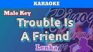 Trouble Is A Friend by Lenka Karaoke  Male Key [upl. by Randie]