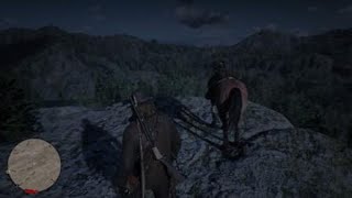 Red Dead Redemption 2 Dinosaur Bones Location  Beryls Dream Mount Shann [upl. by Ramalahs]