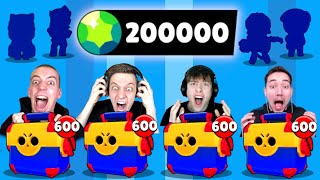 200000 GEMS💎 MEGA BOX OPENING BATTLE 20x LEGENDÄRER BRAWLER 😱 Brawl Stars deutsch [upl. by Tlaw31]