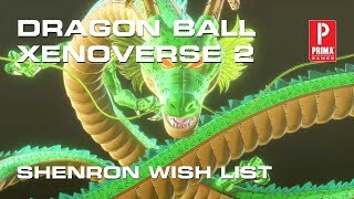 Dragon Ball Xenoverse 2  Shenron Wishes Unlock Hit Eis Nuova Omega Shenron [upl. by Staal]