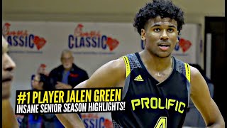 Is Jalen Green The BEST Player In High School INSANE Senior Season FULL Highlights [upl. by Annaeed813]