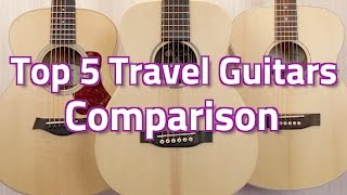 Top 5 Travel Acoustic Guitars Comparison  A Mini Acoustic Guitar Guide [upl. by Standush301]