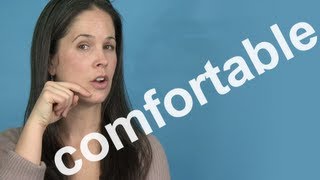 How to Pronounce COMFORTABLE  AMERICAN ENGLISH PRONUNCIATION [upl. by Eustache]