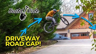 Building a mountain bike jump over my driveway [upl. by Crispas24]