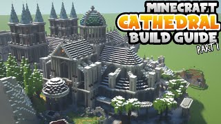 How to Build Large Structures in Minecraft  Medieval Cathedral Part 1 [upl. by Nehgam847]