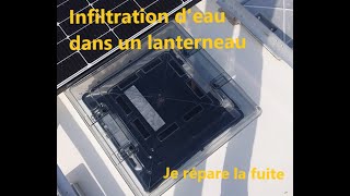 Infiltration deau sur un lanterneau [upl. by Lesnah]