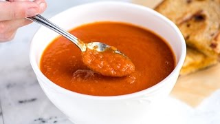 Easy Three Ingredient Tomato Soup Recipe [upl. by Codie]