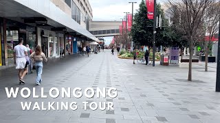 4K Wollongong City  Walking Tour Sydney Australia [upl. by Malony]