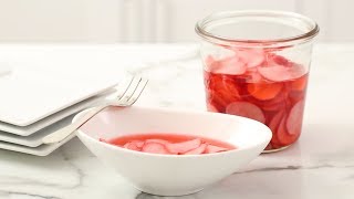 Quick Pickled Radishes Martha Stewart [upl. by Waylin]