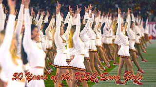 USC Trojan Marching Band · 50 Years of the USC Song Girls [upl. by Airdnaxela]