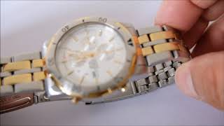 Citizen Chronograph Sapphire WR 100  6870 Wristwatch How To Works Alarm [upl. by Bhatt324]