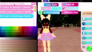 HOW TO MAKE YOUR SKIRTS GLOW IN ROYALE HIGH NEW VERSION [upl. by Niar]