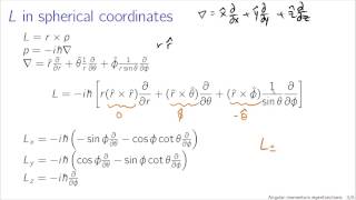 Angular momentum eigenfunctions [upl. by Burkitt]