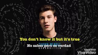 Imagination  Shawn Mendes EspañolLyrics [upl. by Ayatan]