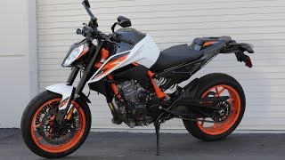 2020 KTM 890 Duke R Review  MC Commute [upl. by Lennej]