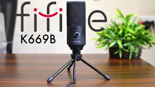 FIFINE K669B Condenser Microphone  Unboxing amp Review [upl. by Rehtaeh]