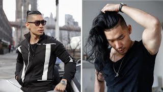 4 WAYS TO STYLE MENS LONG HAIR 2021  Man Bun Styling Tutorial [upl. by Letnom857]