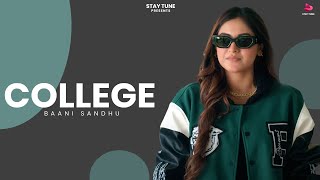 College Visualizer  Baani Sandhu  Narinder Batth  Desi Crew  Latest Punjabi Songs 2024 [upl. by Mokas]