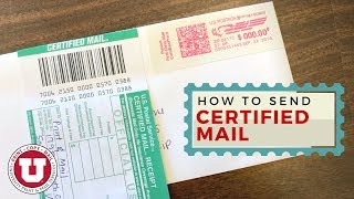 How To Send Certified Mail [upl. by Adnalu]