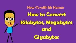 How to Convert Kilobytes Megabytes and Gigabytes [upl. by Rodd172]