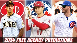 2024 MLB Free Agent Predictions [upl. by Yram]