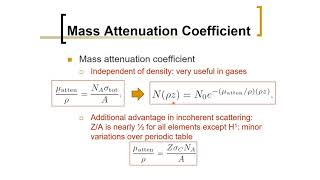 Biomedical Physics Mass Attenuation Coefficient Arabic Narration [upl. by Englebert]