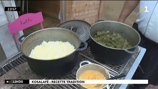 Kosalafé recette boucané brède manioc [upl. by Oivat]