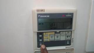 Daikin remote setting [upl. by Yecaj]