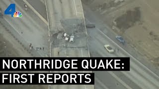 First Reports of the Northridge Earthquake  From the Archives  NBCLA [upl. by Bracci]