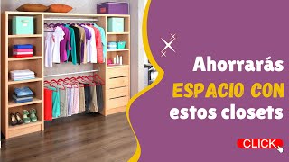 10 Diseños De Closets Económicos Para Ahorrar Espacio Y Ordenar De Forma Inteligente [upl. by Melisandra156]