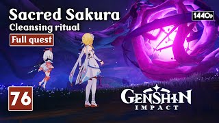 Sacred Sakura Cleansing Ritual  Genshin Impact Walkthrough [upl. by Faria]