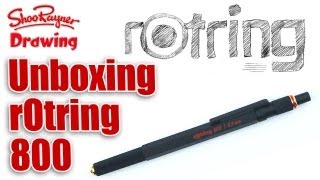 Unboxing the rOtring 800 Mechanical Pencil [upl. by Fleming462]